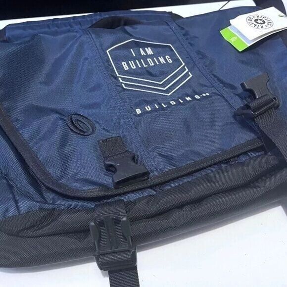 TIMBUK2 Command Messenger TSA Compliant Laptop Bag New Blue logo NEW - Picture 6 of 8